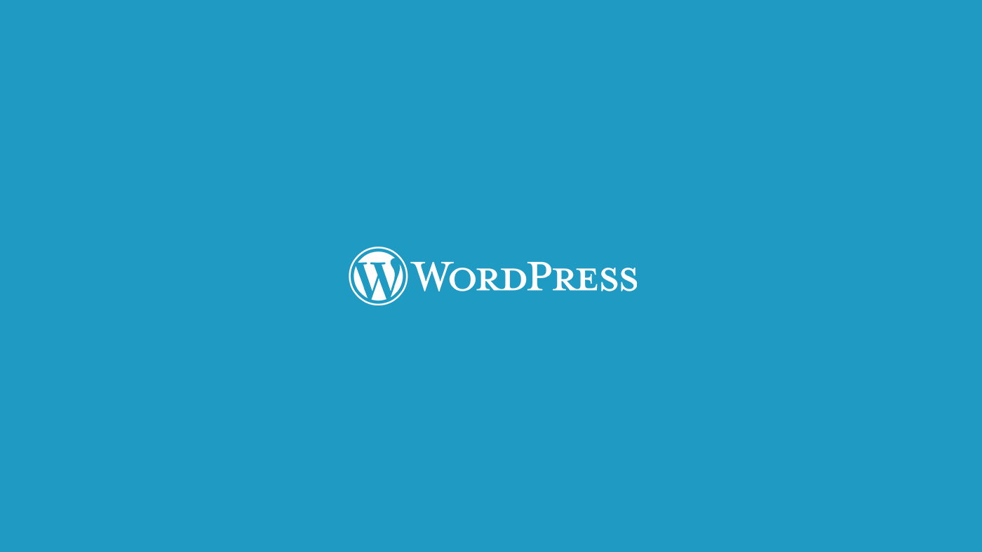 WordPress blog banner